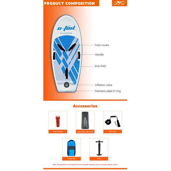Non Slip Blow Up Paddle Board 70KG - 180KG Inflatable Paddle Board Nearby