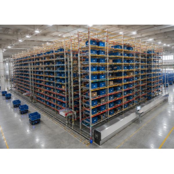 2.5 m/s Automated Bin Stacker Crane for ASRS Storage Applications