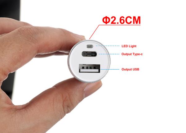 OEM/ODM Car Charger Adapter With Type C USB Plug Aluminum Alloy Bottom Cover