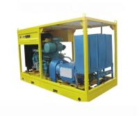 Equipo de hidroflujo de 90 kW Máquina de limpieza industrial de chorro de agua para la carretera