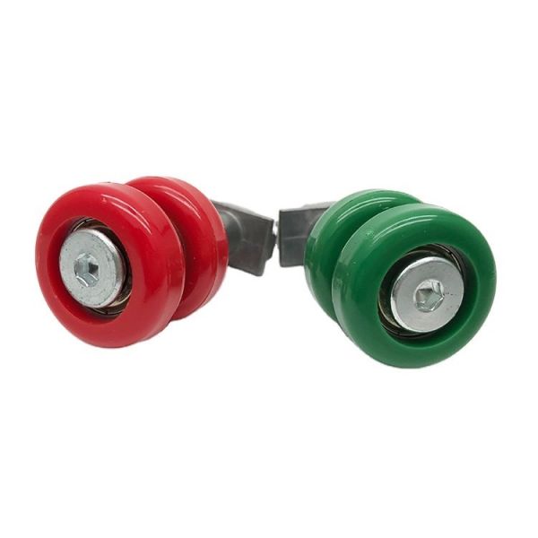 Wear-resistant Double Nylon Hanging Roller Sliding Door Suspension Pulley