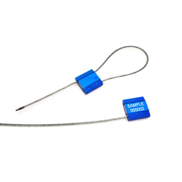 Customized 3.5mm Diameter Cable Security Seals With 12.8KN Tensile Strength