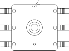 Voltagem de alimentação de GPC 1,68V 3,3V 3,6V Temperatura de funcionamento -40-85C Sensor de pressão de medição