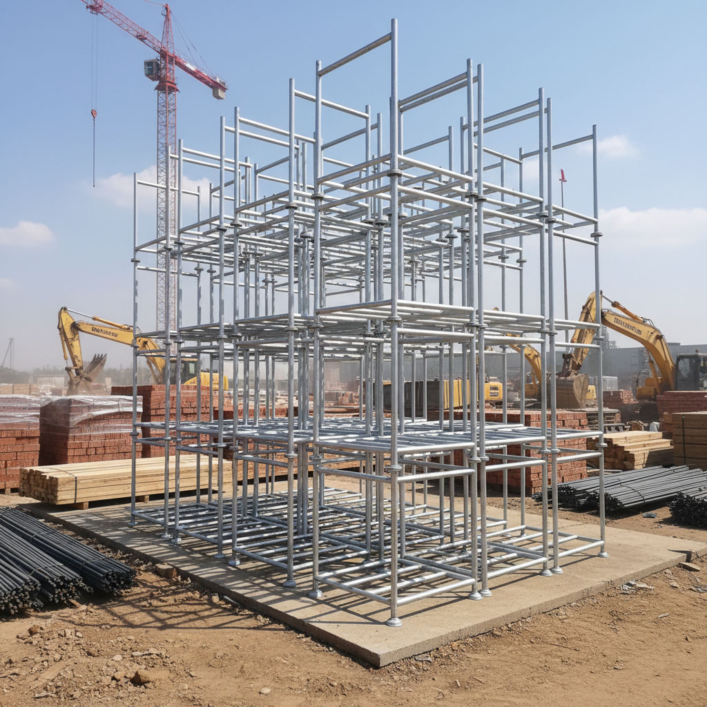 1200mm 1800mm 2400mm Dimension Scaffolding Cuplock System Easy Assembling Cuplock Scaffolding