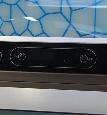 Supermarket Cold Drink Display Fridge Double Door 738L