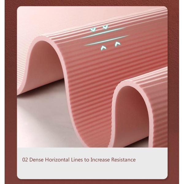 Beginner Gym Pilates Exercise 20mm Widened Lengthened Home Fitness Non Slip NBR Yoga Mat