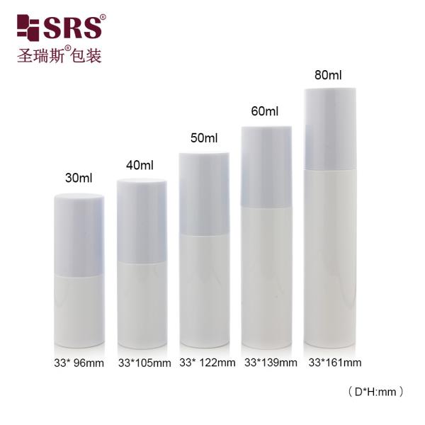 24/410 PET PCR Recycled Clear Transparent Glossy Plastic Sprayer Pump Bottle With Fine Mist Pump Perfume Toner  Packaging