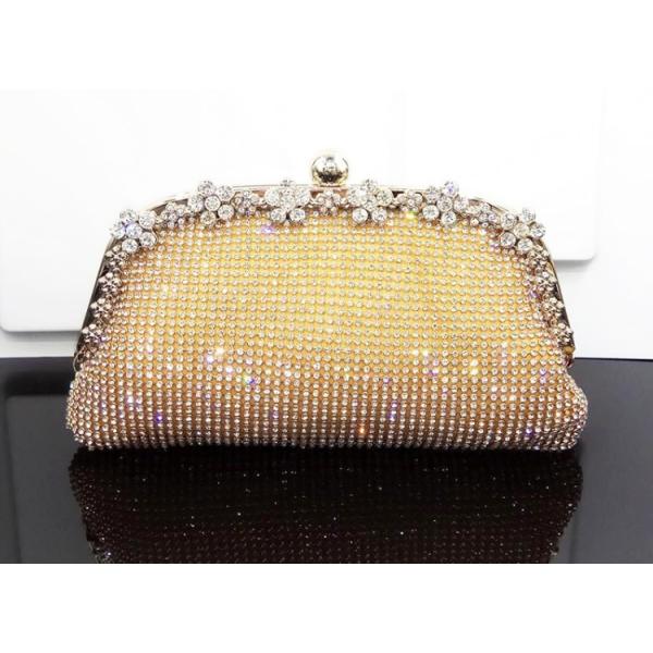 Classic full crystal rhinestone clutch dinner evening lady bride bridesmaid diamond-encrusted dinner clutch bags