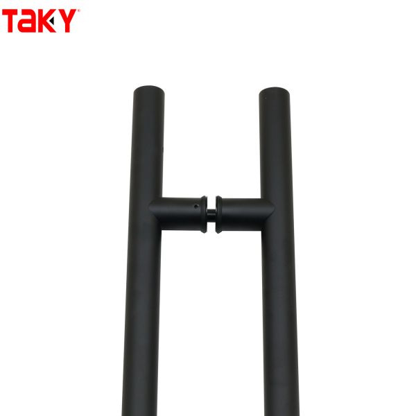 Modern Style Stainless Steel H Type Locking Glass Door Handle for Shower and Home Use