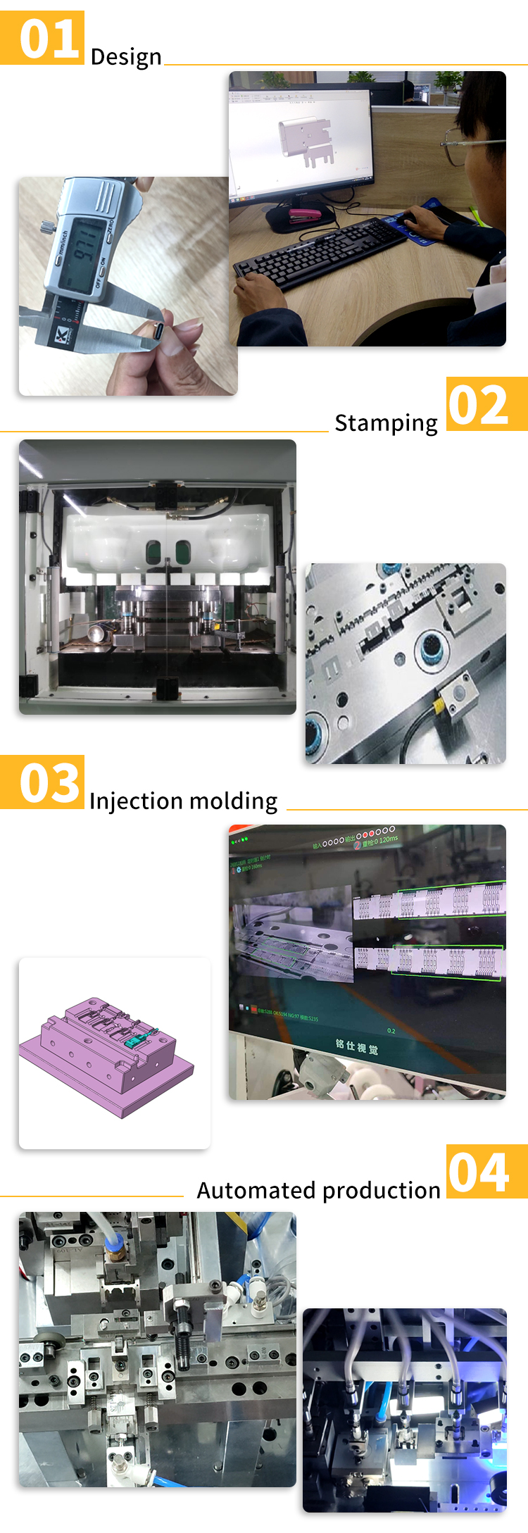 For DM3 Series 9P Pin Micro SD Card Connector Push-Push SMT T-Flash Type with External Welding SUS Shell for PCB Applications
