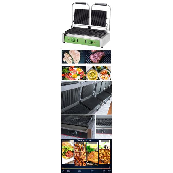Неприкасаемая поверхность для приготовления пищи Электрическая плитка Панини гриль для прессы сэндвичей