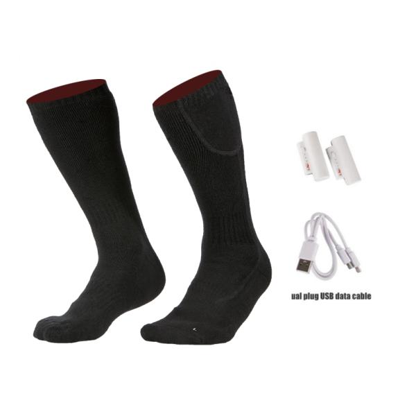 батарея 7.4V привелась в действие теплые носки для на открытом воздухе спорт