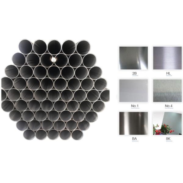 Annealed Stainless Steel Welded Pipe JIS SUS202 SUS301 SUS302 SCH40 Seamless Bright