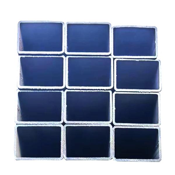 Black Iron Ms Rectangular Steel Channels U-Bar Galvanized Square Tube for Structural