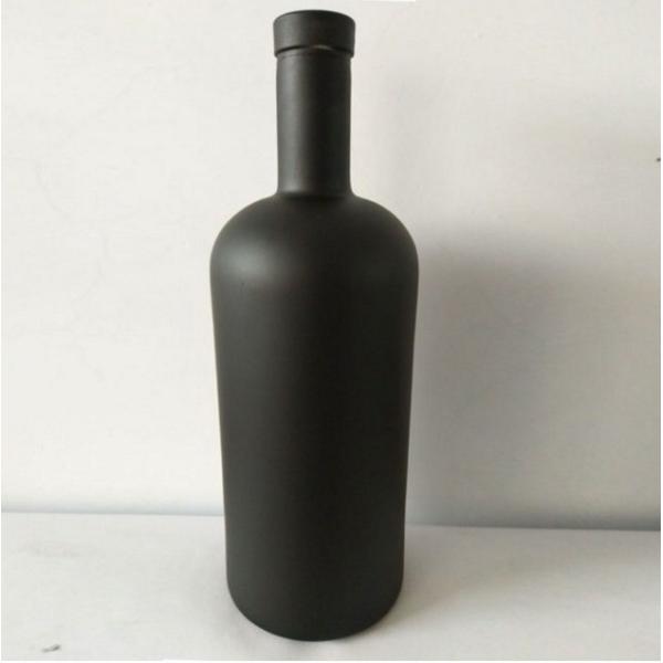 XO/Brandy/Whiskey/Vodka Crystal White Glass Bottle with Decal Surface Handling