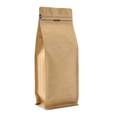16oz 1lb Kraft estão acima do saco de papel k do reforço lateral com tração Tab Zipper