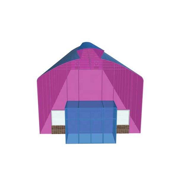 200micron PE Film Ventilation System Greenhouse High Security Weather Proof