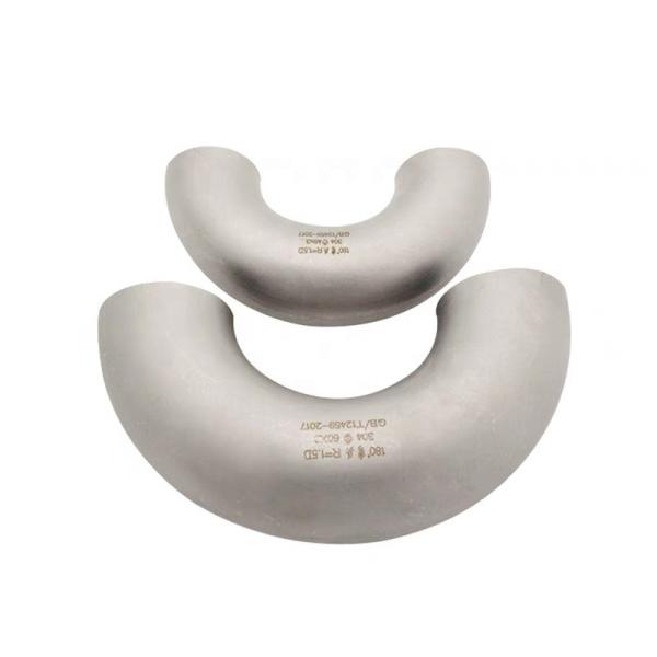 Soldado a 180 graus com cotovelo em aço inoxidável 304 316 316 L para tubos de tamanhos iguais 1/4''-4.0