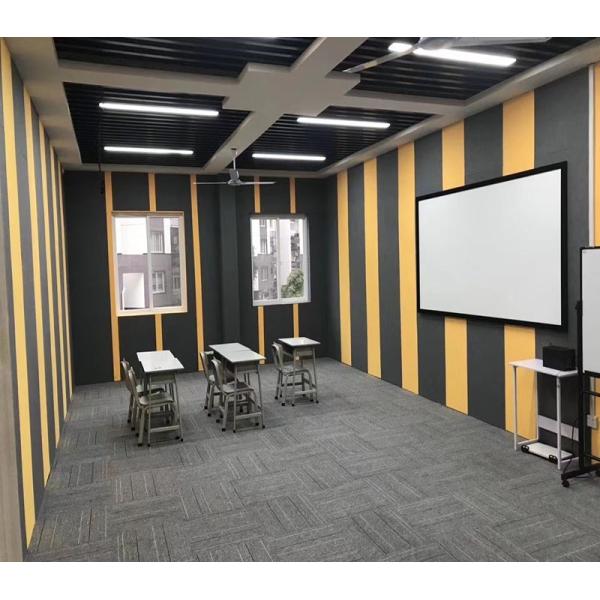 100% Recycled Interior Decoration Office Solution Polyester Fiber Acoustic Panel