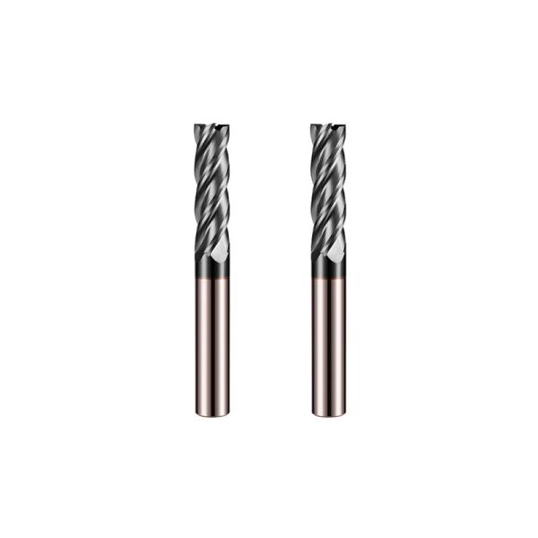 Solid Carbide Micro Diameter End Mill 4 Flutes HRC 58 Degree For Milling Tools