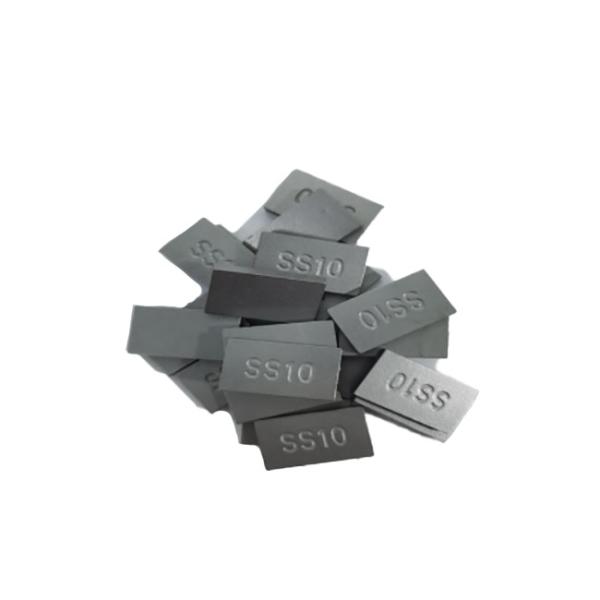 High TRS 2700 Mpa Low Porosity A02/B00/C00 Fine Grain Size 0.6-0.8 μm Tungsten Carbide Brazed Tips for Stone Cutting and Carving