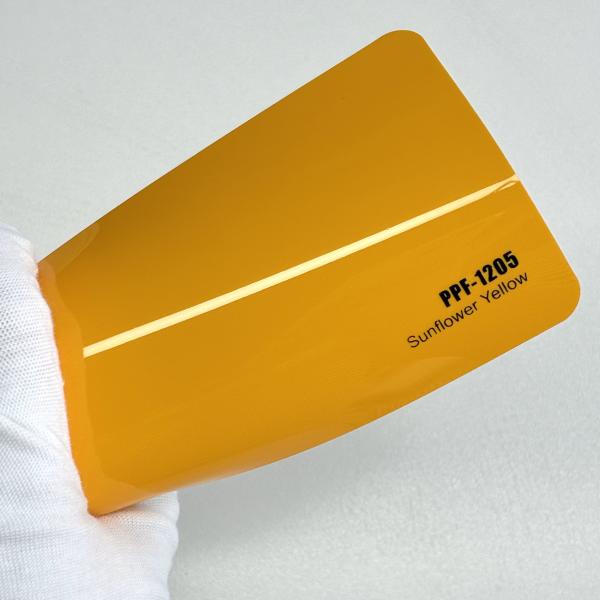 Sunflower Yellow Ppf Pp Paint Protection Film Heat Healing 12 Mil