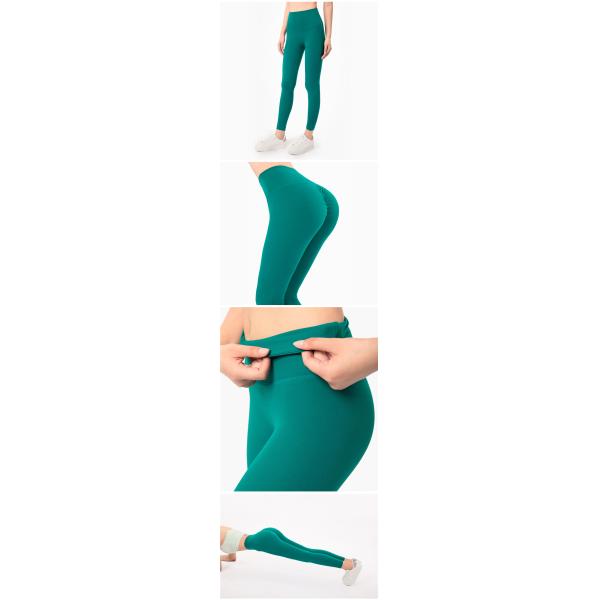 80% Nylon Yoga Leggings High Waist Four Way Stretchy RGS