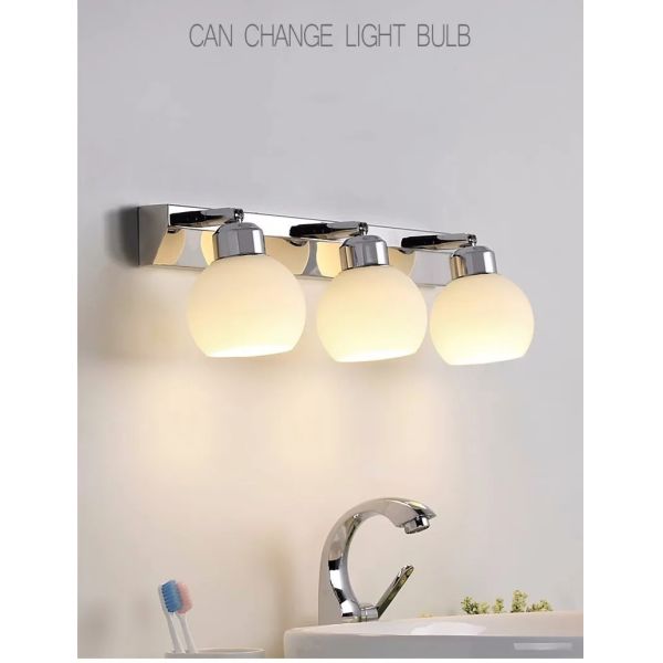 Crystal Bathroom Black Chrome Vanity wall Light Stainless Steel  Over Mirror Lights(WH-MR-90)