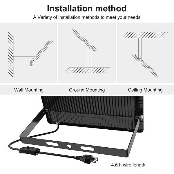 ETL Approved Colored LED Flood Light 150W , 15000LM Waterproof  Security Light