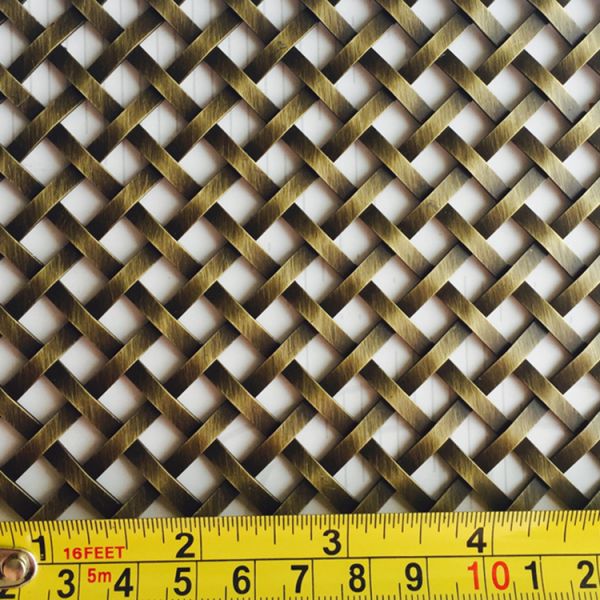 Customized Thickness Architectural Metal Mesh  for Facade Cladding and Decorative Wall Panels