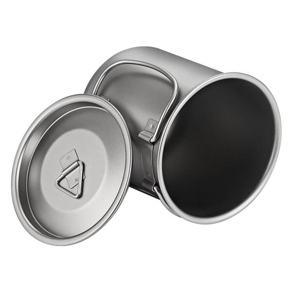 Customized Titanium Camping Cup Titanium Travel Mug With Lid 4.5g/Cm3