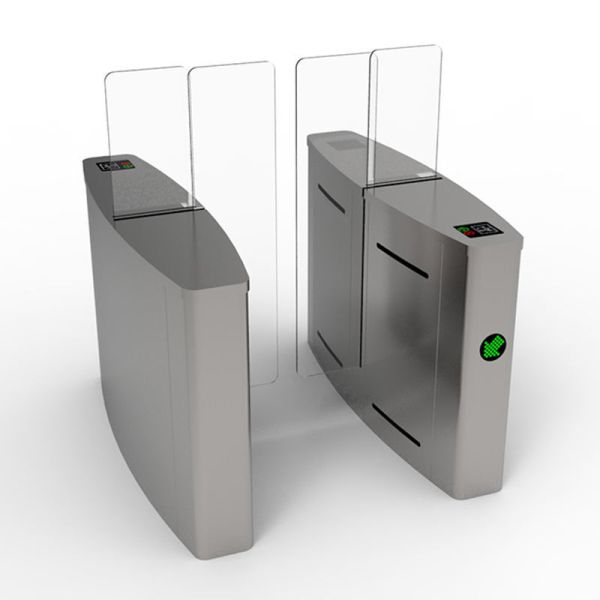 304 Grade Stainless Steel Full Height Turnstile with 5 Million Cycles and Face Recognition for Access Control