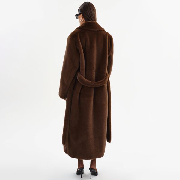 Women’s Oversized Faux Fur Maxi Coat
