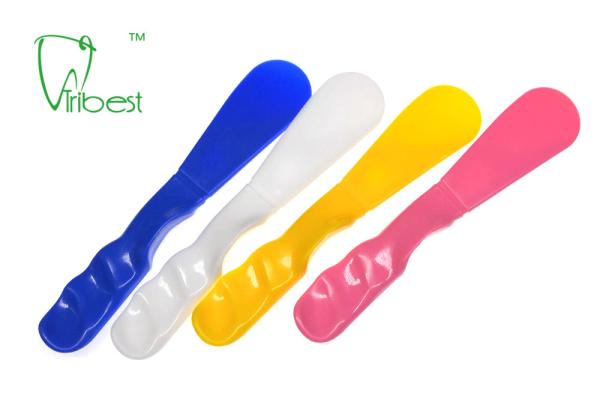 Colorful Disposable Plastic Dental Spatula easy cleaning