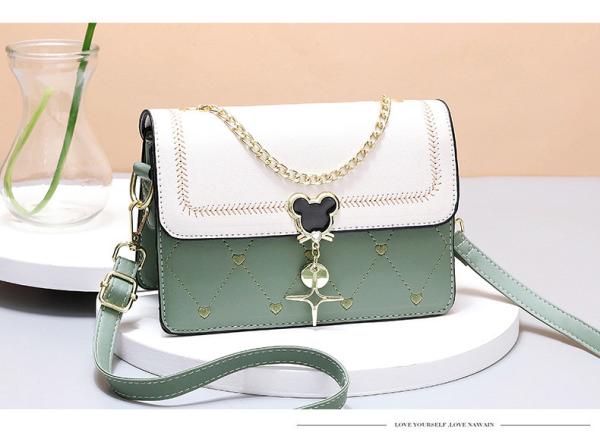 WOMEN'S ONE-SHOULDER SMALL SQUARE BAG 2024 SUMMER NEW TREND EVERYTHING SMALL GIRL HEART GIFT BAG
