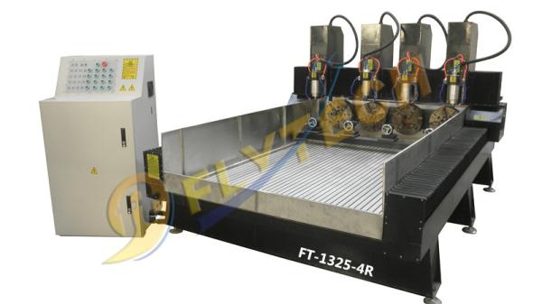 Hot sale 4 axis stone CNC Router machine with four independent head 4 rotary axis