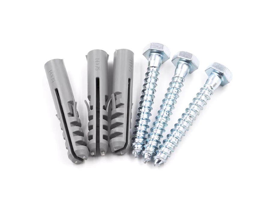 M8 M10 Blue Red Color Fish Shape Nylon Plastic Expansion Anchor Bolt