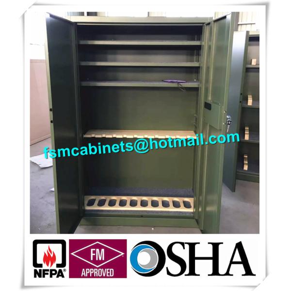 Fireproof Gun Safety Storage Cabinet , Industrial Safety Cabinets For  Storage Guns