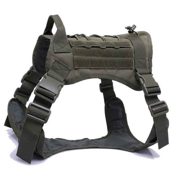 Tactical Dog Harness Heavy Duty Neoprene Custom Logo No Pull Design Reflective Leash Active Pets
