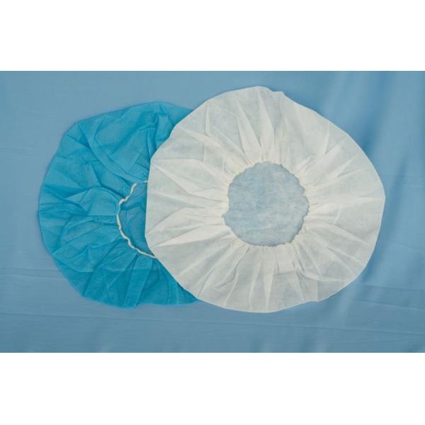 Голубой устранимой двойник Не-сплетенный головной крышкой или одиночная эластичная крышка толпы с сертификатами