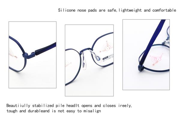 Polygons Kids Metal And PPSU Eyeglasses Childrens Glasses LF 2539