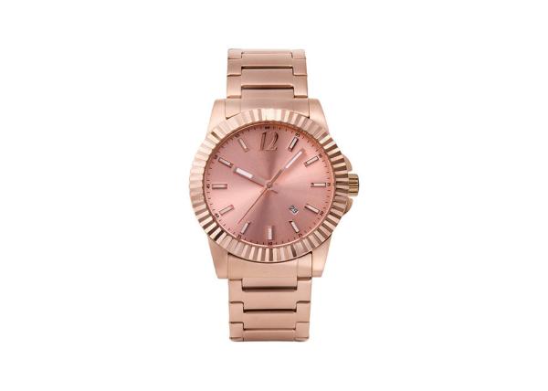 Super Luminous Mark Mens Stainless Steel Watches Quartz Type SS Bracelet