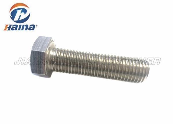 SS304 SS316 ASTM F593E Long full thread Structural steel hex Bolt