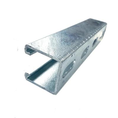 C Shaped Hot Dipped Unistrut Slotted Channel Q195-Q345 Steel For Construction