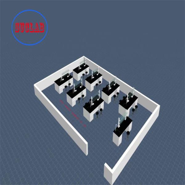 Full Steel  Chemistry Lab Furniture Exporter Modern Design For Storage And Safety