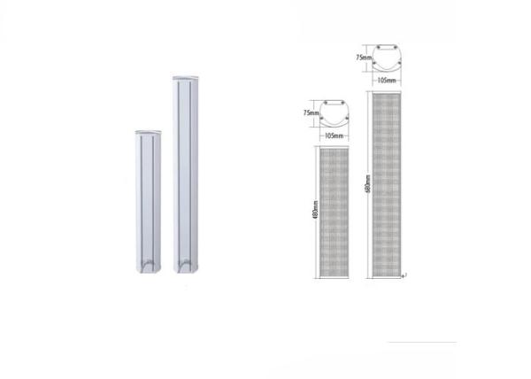 Passive Type Column PA System , Outdoor PA Speakers 4*3.5 Drive Units