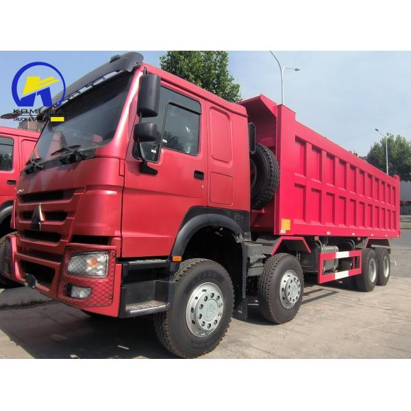 351-450hp Sinotruk HOWO 8X4 Tipper Truck with 50t Load Capacity Front Lifting Dump Truck