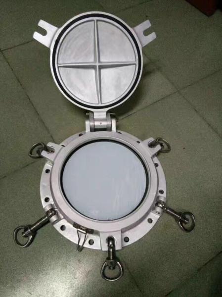 Round Shape Marine Windows Weathertight Openable Portlights With Storm Cover