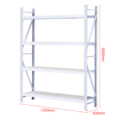Commercial Wide Span Shelving Four Layers For Textile Accessories