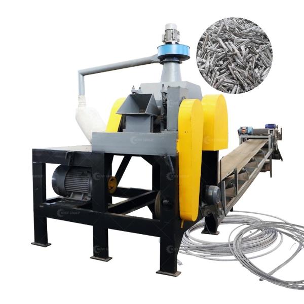 ACSR Wire Equipment Cable Recycling Machine for Separating Aluminum and Steel Cables